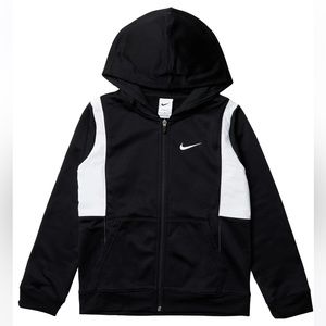 NIKE | Elite Full Zip Hoodie, Black/White
